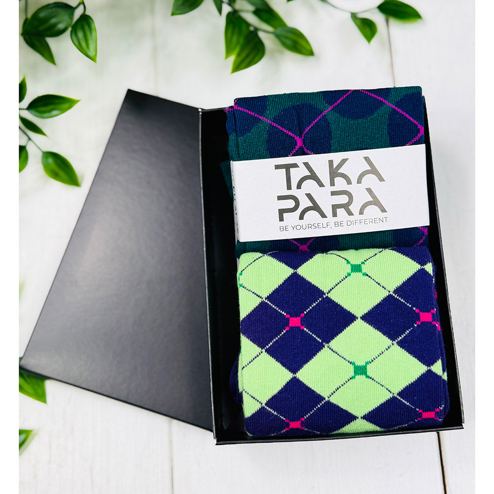 Sukat lahjalaatikossa ⎪ Green Mix ⎪ Takapara