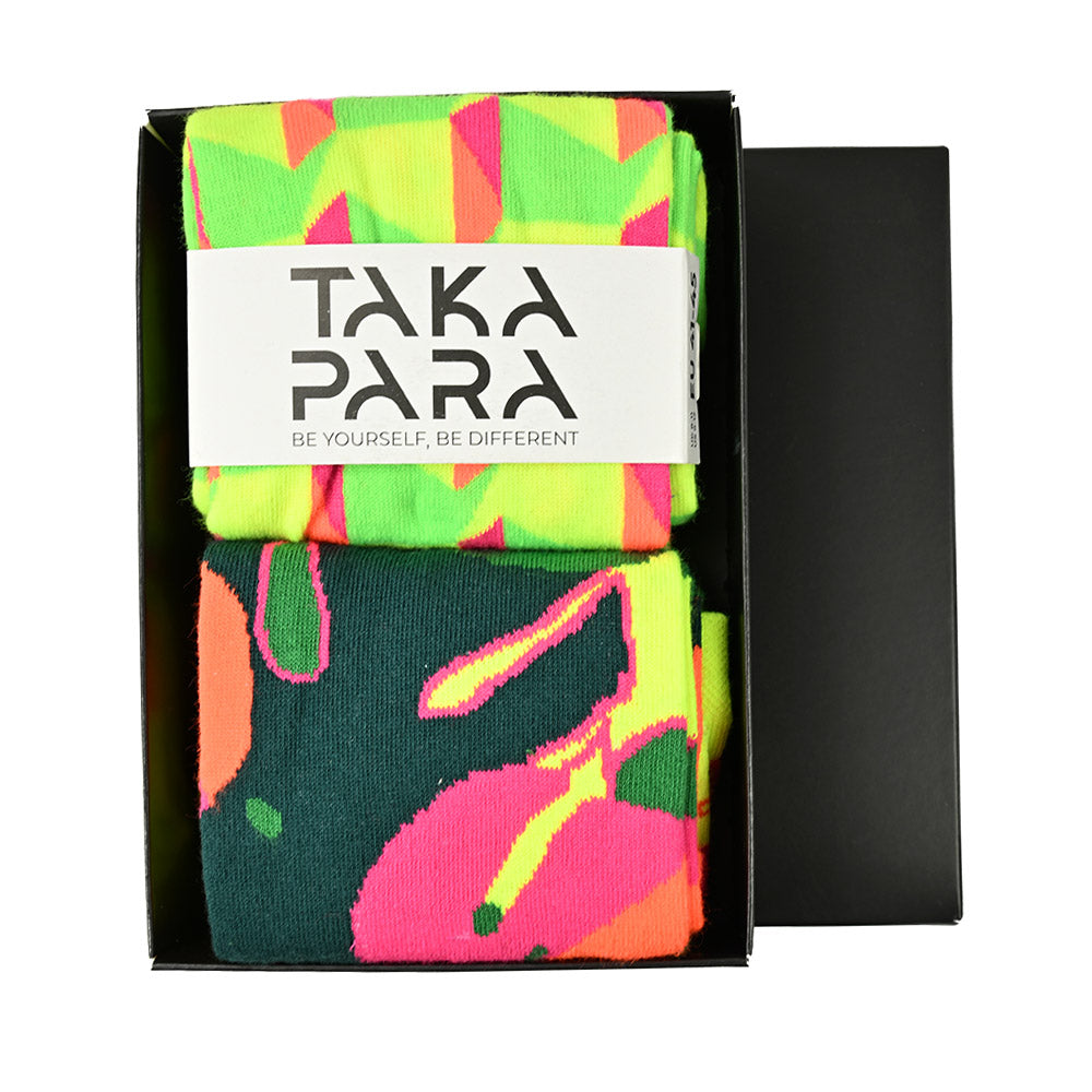 Sukat lahjalaatikossa ⎪ Neon Mix ⎪ Takapara