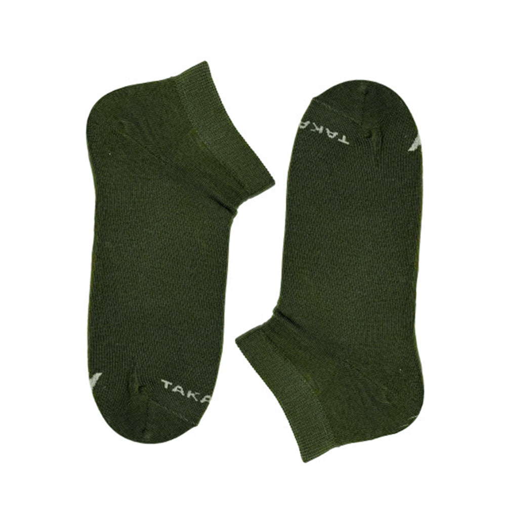 Olive green ankle socks ⎪ Takapara
