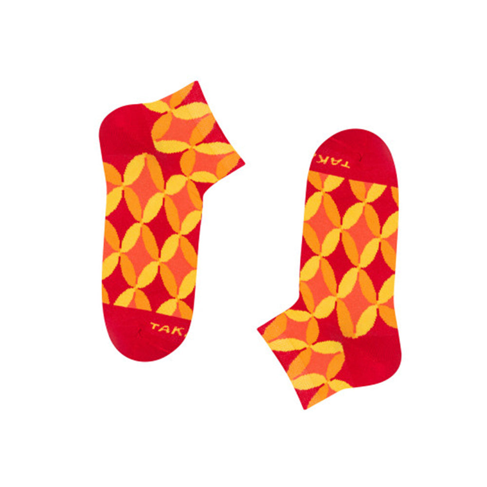 Orange patterned ankle socks ⎪ N4M4⎪Takapara
