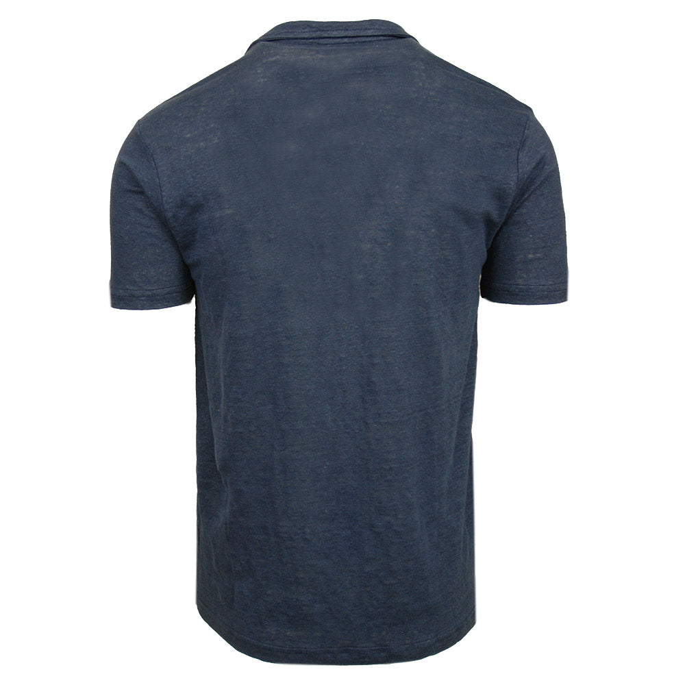 Petrolblaues Leinen-Poloshirt ⎪ Tommaso ⎪ Xagon Man