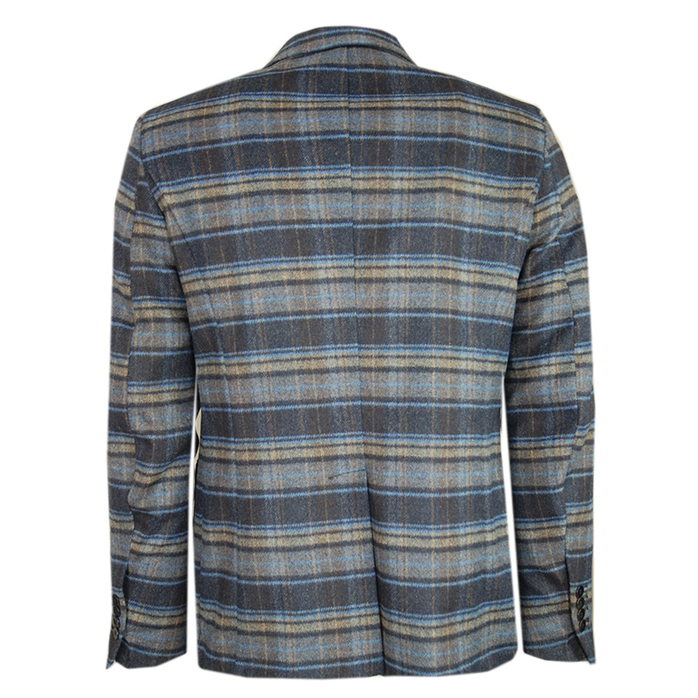 Blue checkered blazer ⎪ Foggia ⎪ Xagon Man