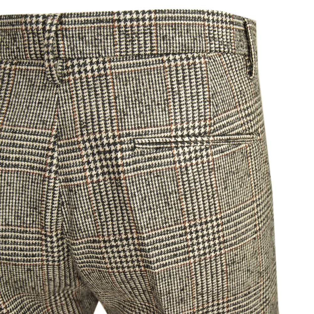 Light brown checkered pants⎪ Men's pants⎪ Saarnin boutique