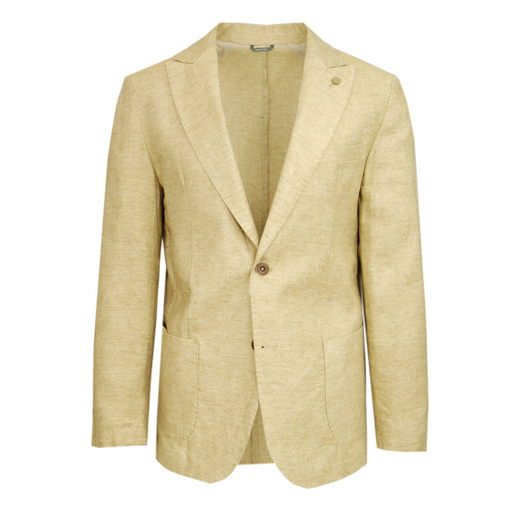 Hellbrauner Leinenblazer ⎪ Leinenanzug ⎪ Xagon Man