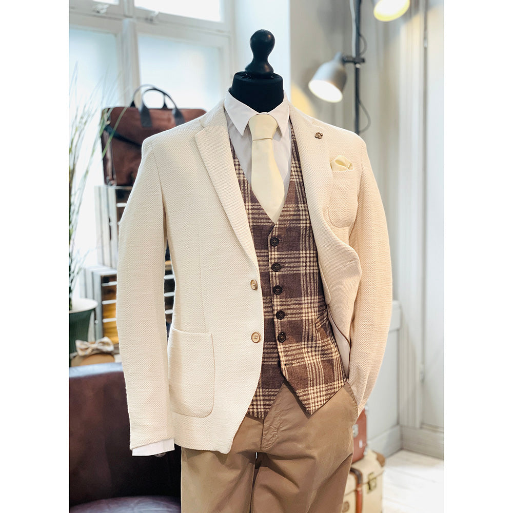 Ljusbeige blazer⎪ Xagon Man