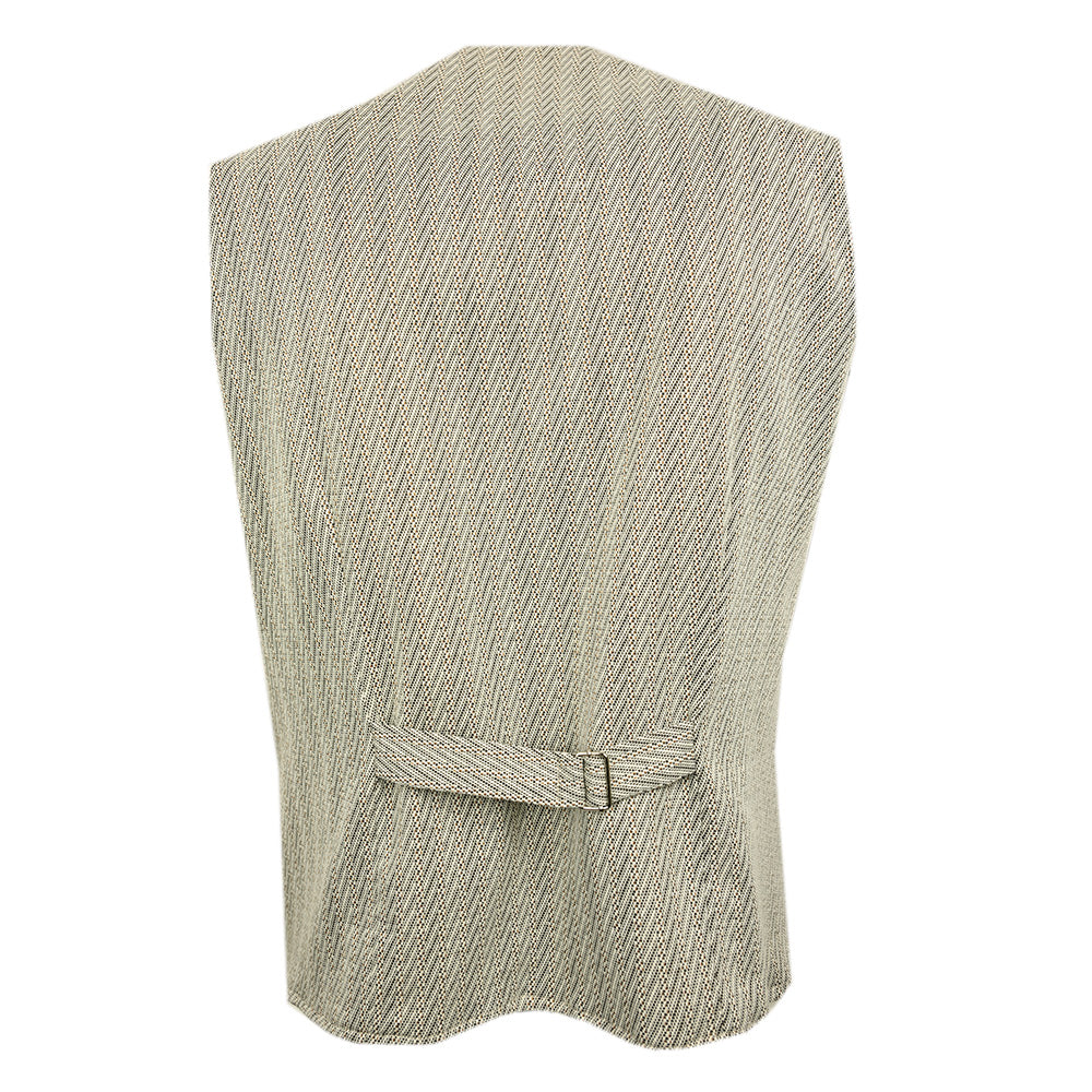 Beige striped waistcoat⎪ Crotone ⎪ Xagon Man