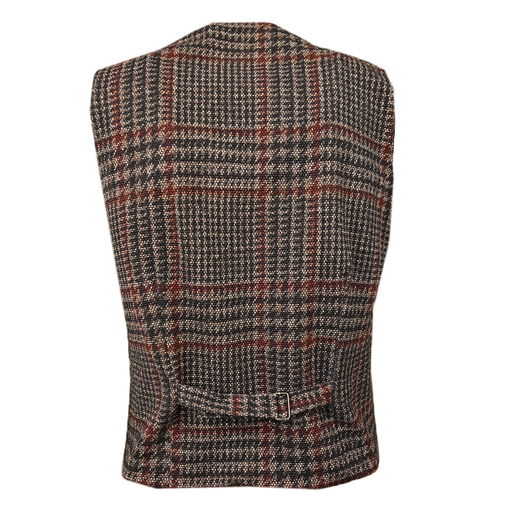 Burgundy ruudullinen liivi ⎪ Noto ⎪ Xagon Man