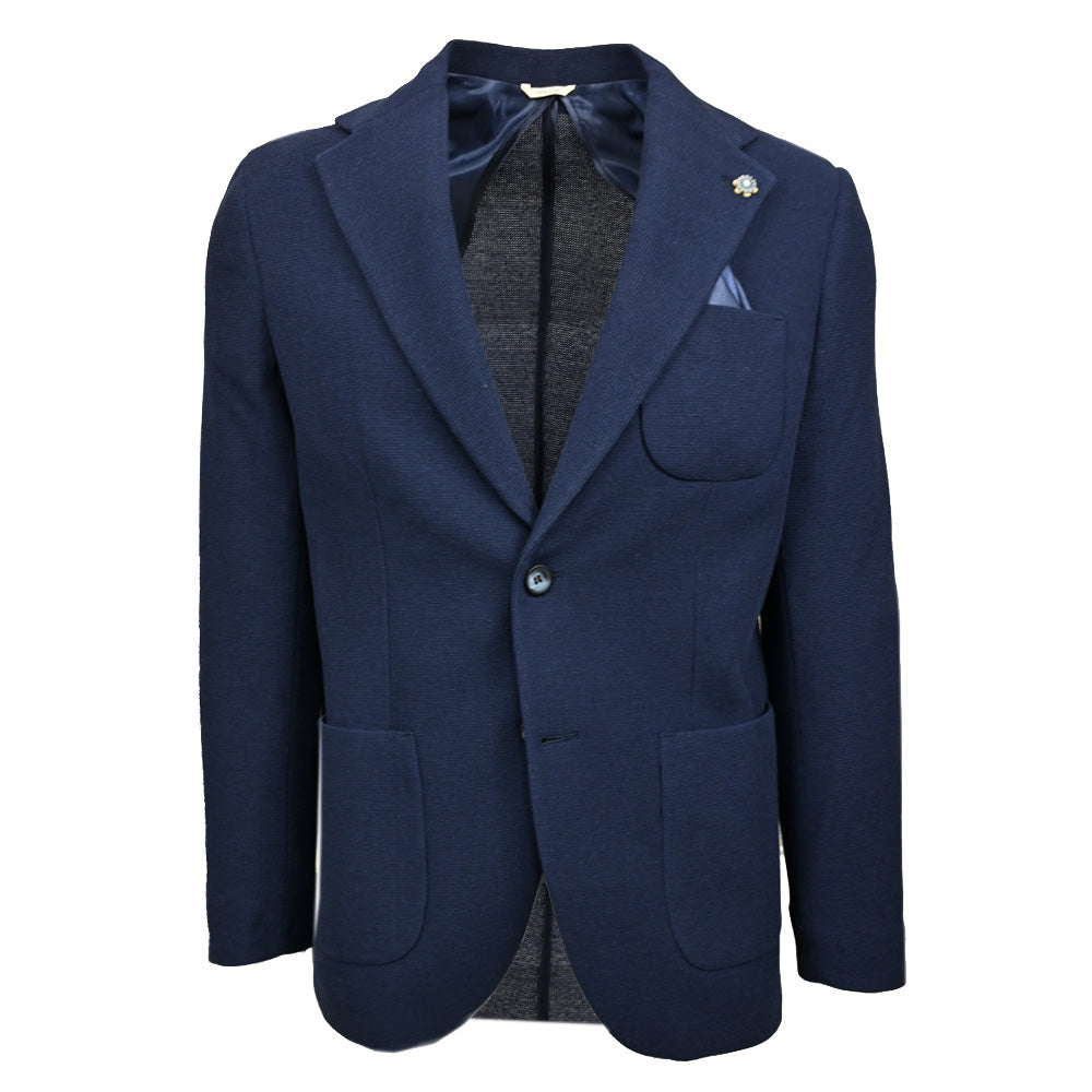 Dunkelblauer Strickblazer ⎪ Saronno ⎪ Xagon Man