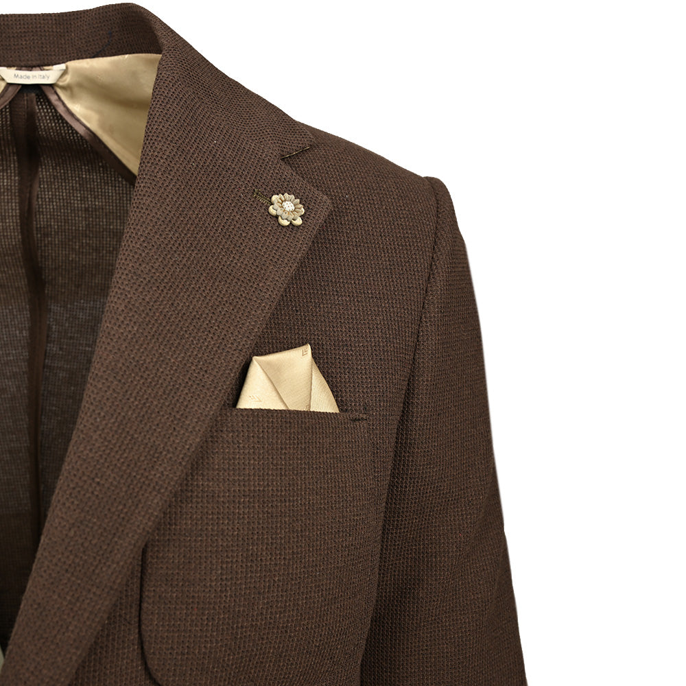 Brauner Strickblazer ⎪ Saronno ⎪ Xagon Man