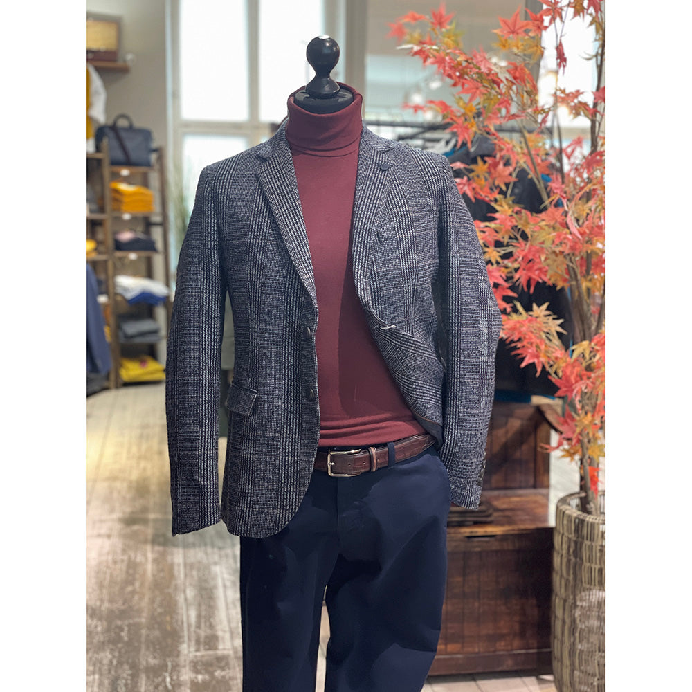 Grauer Merinowoll-Rollkragenpullover ⎪ Palermo ⎪ Xagon Man