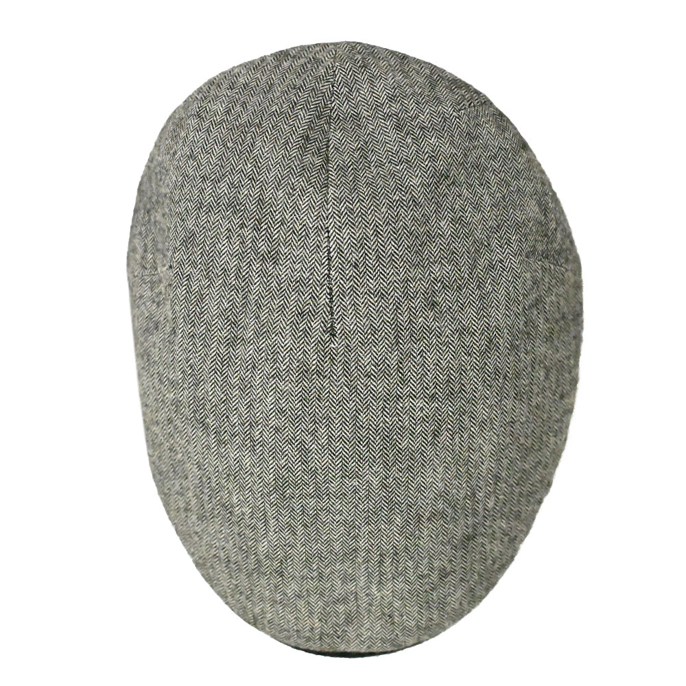 Harmaa kalanruotokuvioinen flat cap ⎪ Montà⎪ Xagon Man