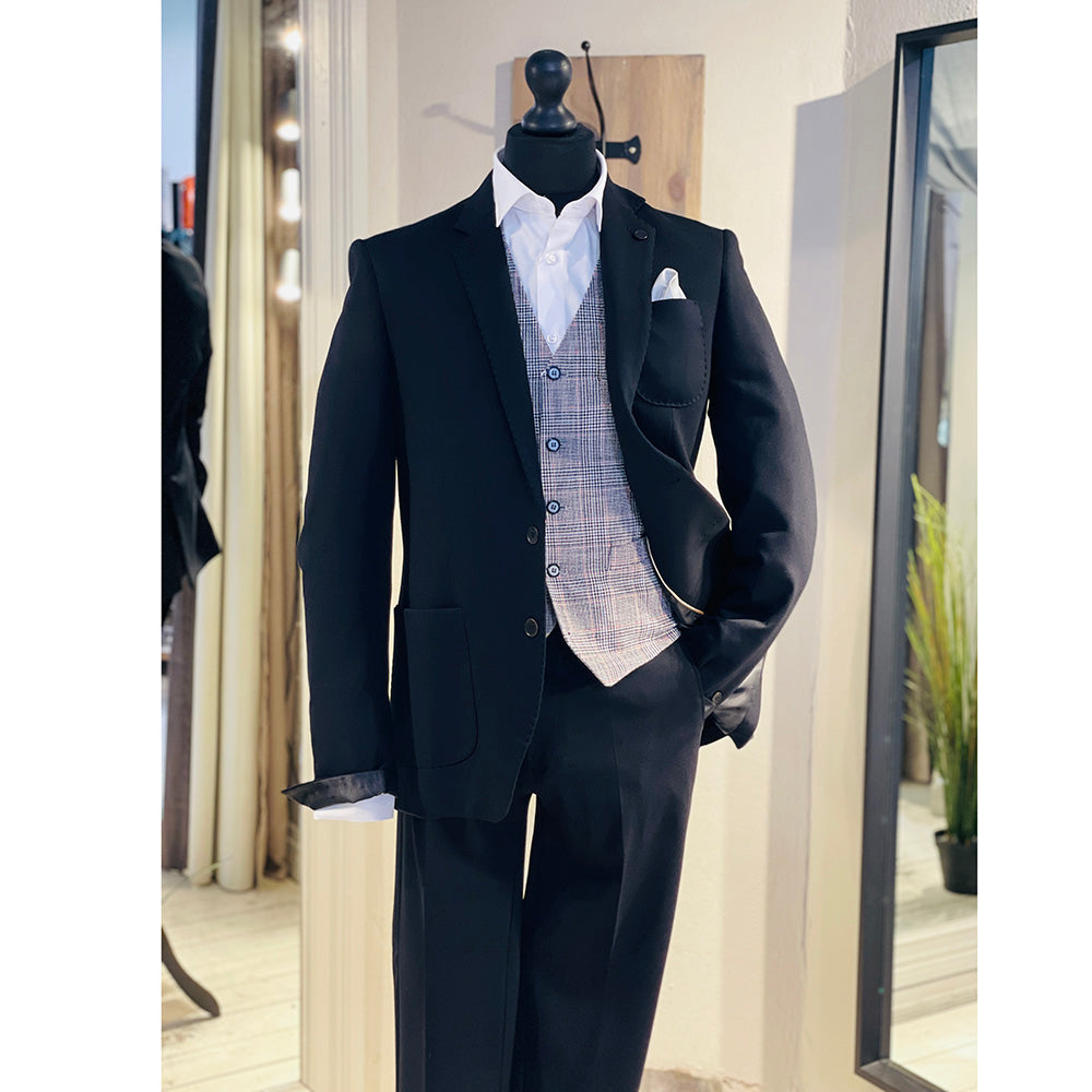 Svart blazer⎪ Punto Milano SS⎪ Xagon Man