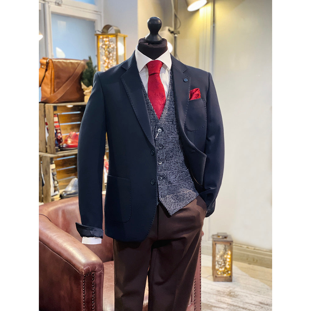 Mörkblå blazer⎪ Punto Milano FW ⎪ Xagon Man