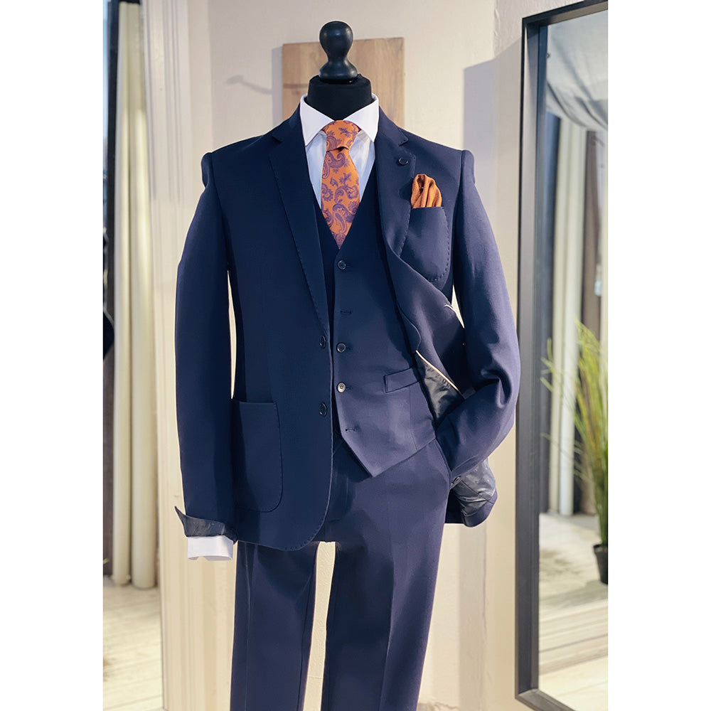 Dunkelblauer Blazer⎪ Punto Milano SS ⎪ Xagon Man