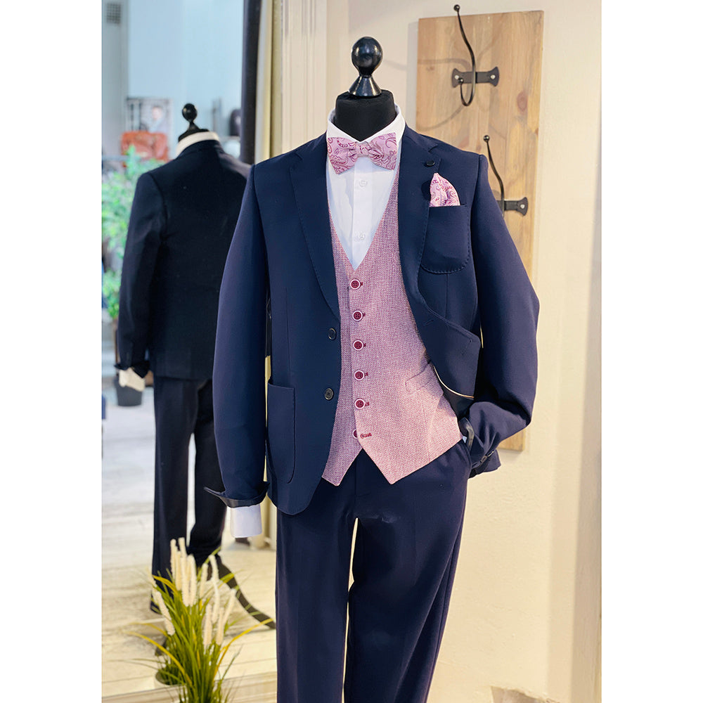 Dunkelblauer Blazer⎪ Punto Milano SS ⎪ Xagon Man