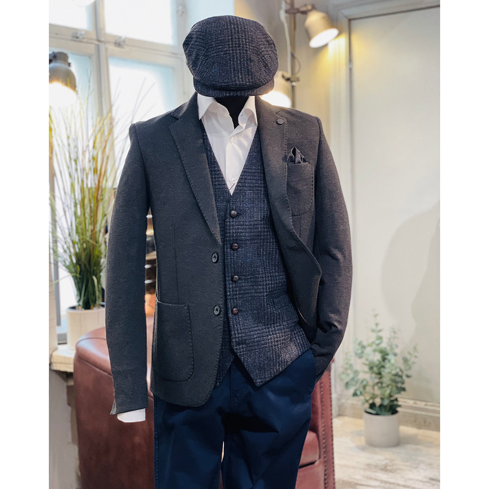 Tummanharmaa bleiseri⎪ Punto Milano FW ⎪ Xagon Man