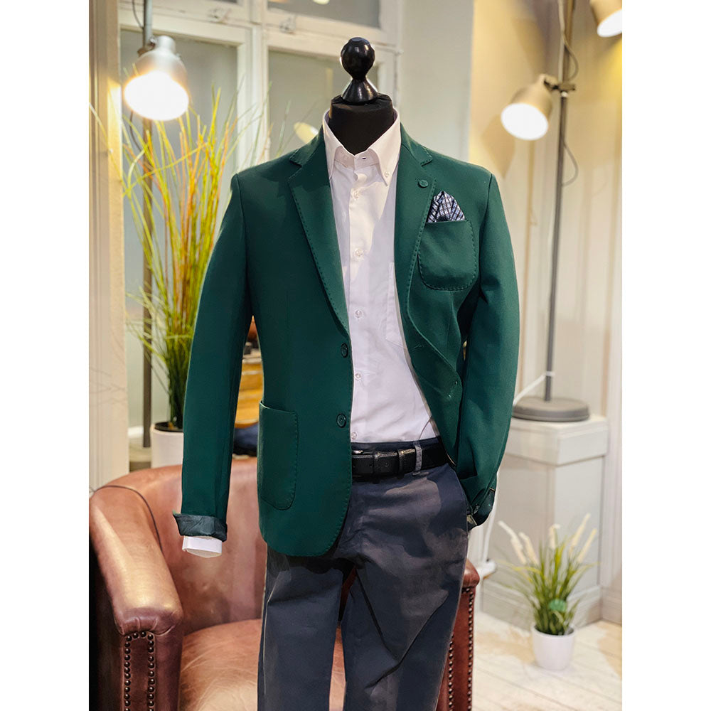 Forest Green Blazer⎪ Punto Milano⎪ Xagon Man
