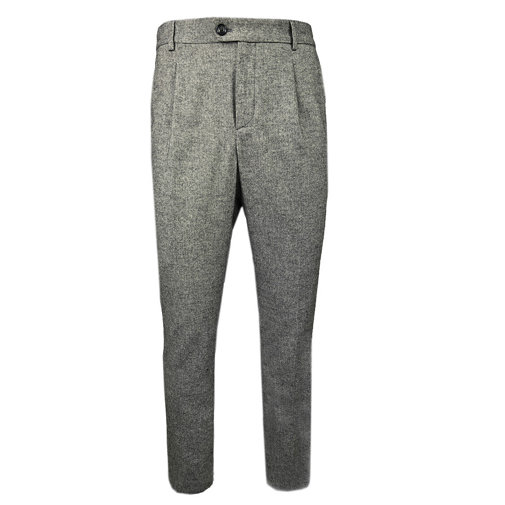 Harmaat kalanruotokuvioiset housut ⎪ Herringbone ⎪ Xagon Man