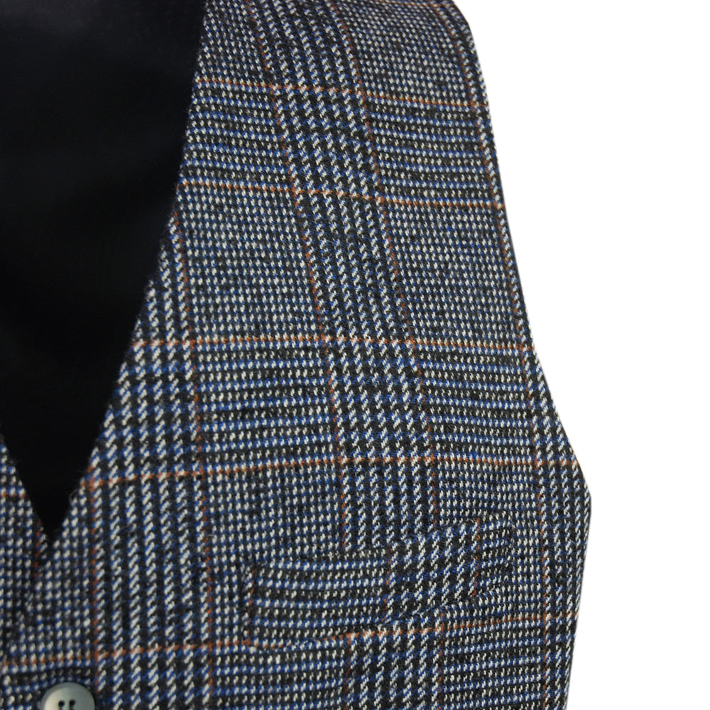 Tummansininen ruudullinen liivi ⎪ Bojano ⎪ Xagon Man