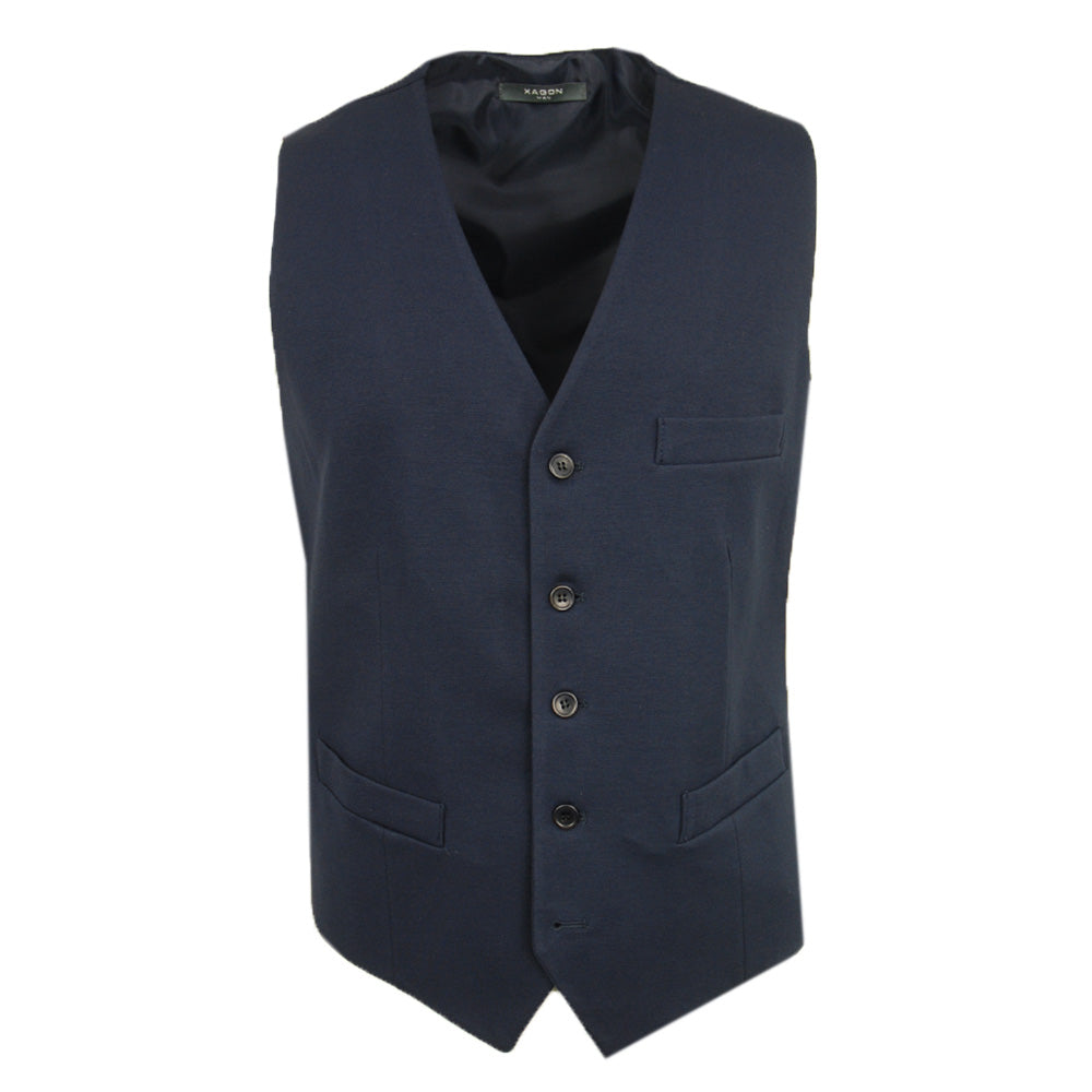 Dunkelblaue Weste ⎪ Punto Milano SS⎪ Xagon Man