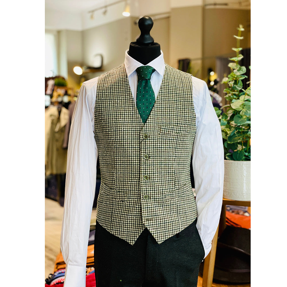 Vihreä kukonaskelkuvio liivi⎪ Xagon Man