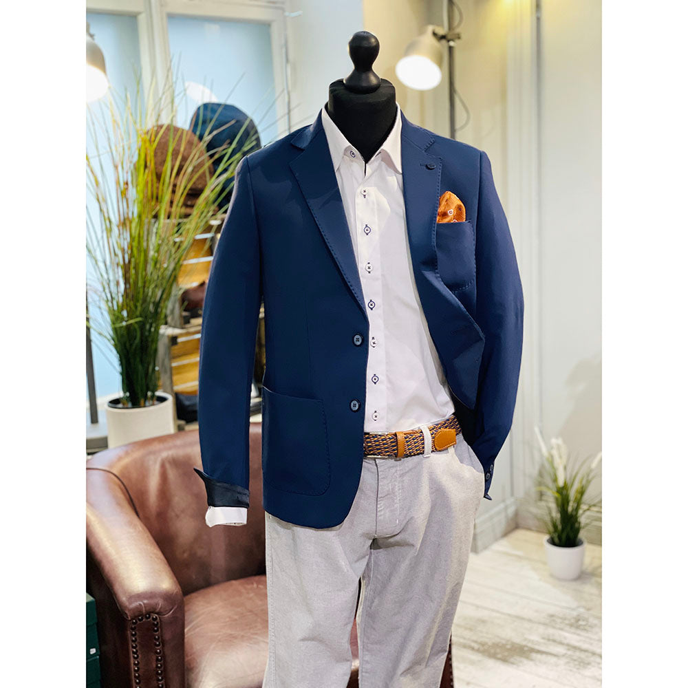 Mörkblå blazer⎪ Classic Punto Stretch⎪ Xagon Man