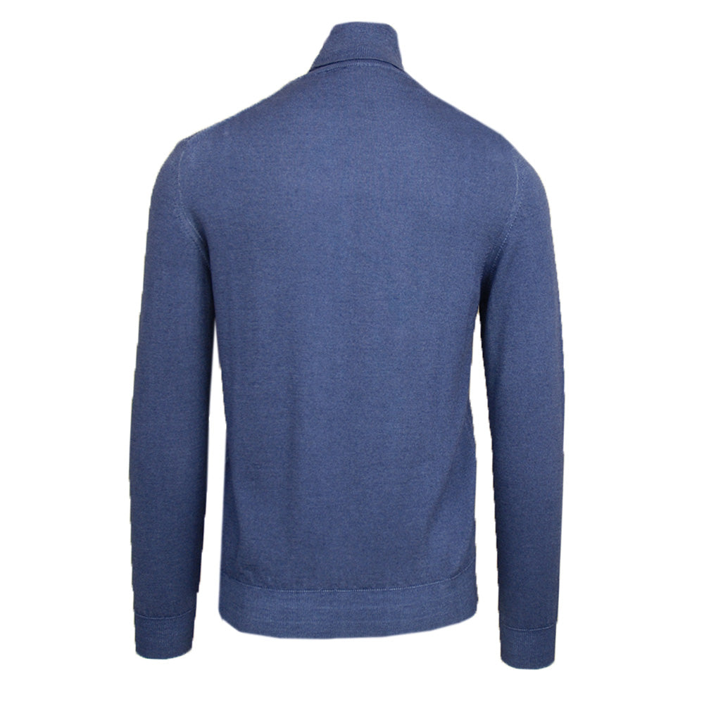 Blauer Merinowoll-Rollkragenpullover ⎪ Palermo ⎪ Xagon Man