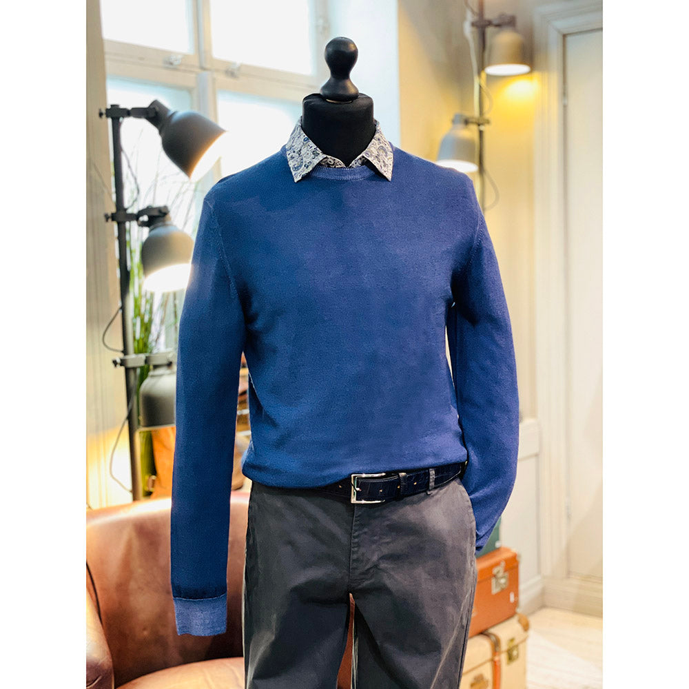 Blauer Merinowollpullover ⎪ Torino ⎪ Xagon Man