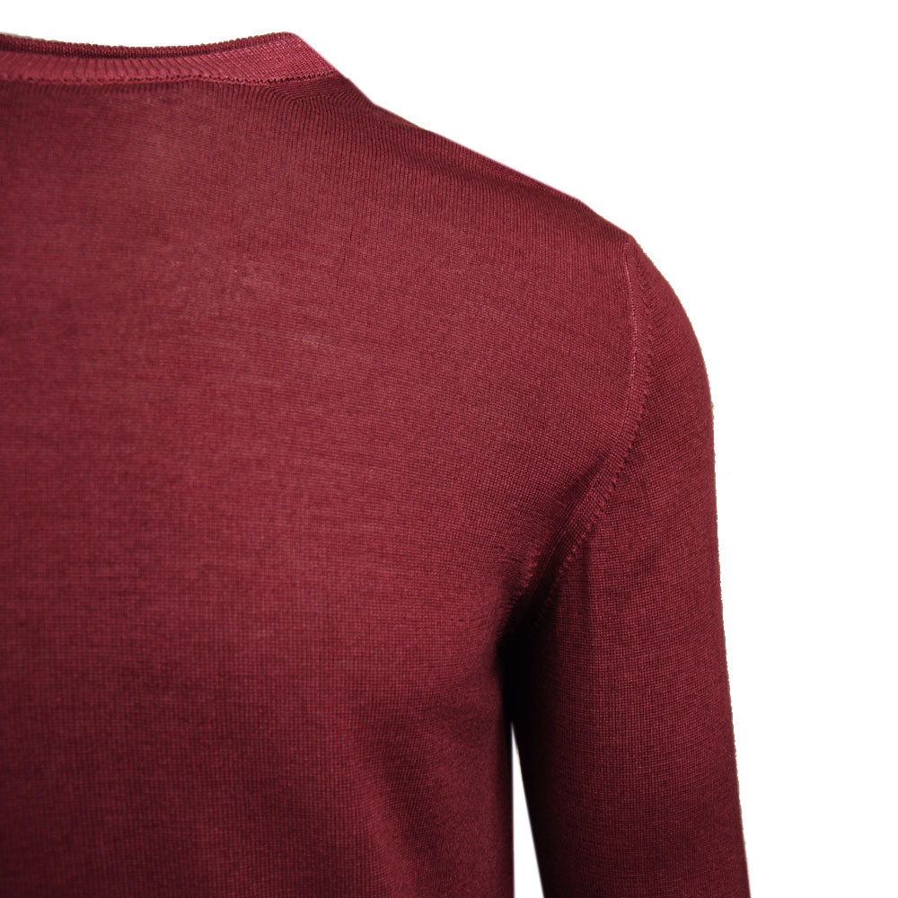 Burgundy merinovilla neulepaita ⎪ Torino ⎪ Xagon Man