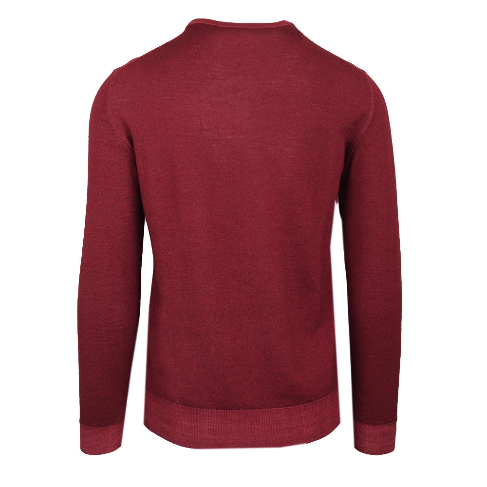 Burgundy merinovilla neulepaita ⎪ Torino ⎪ Xagon Man