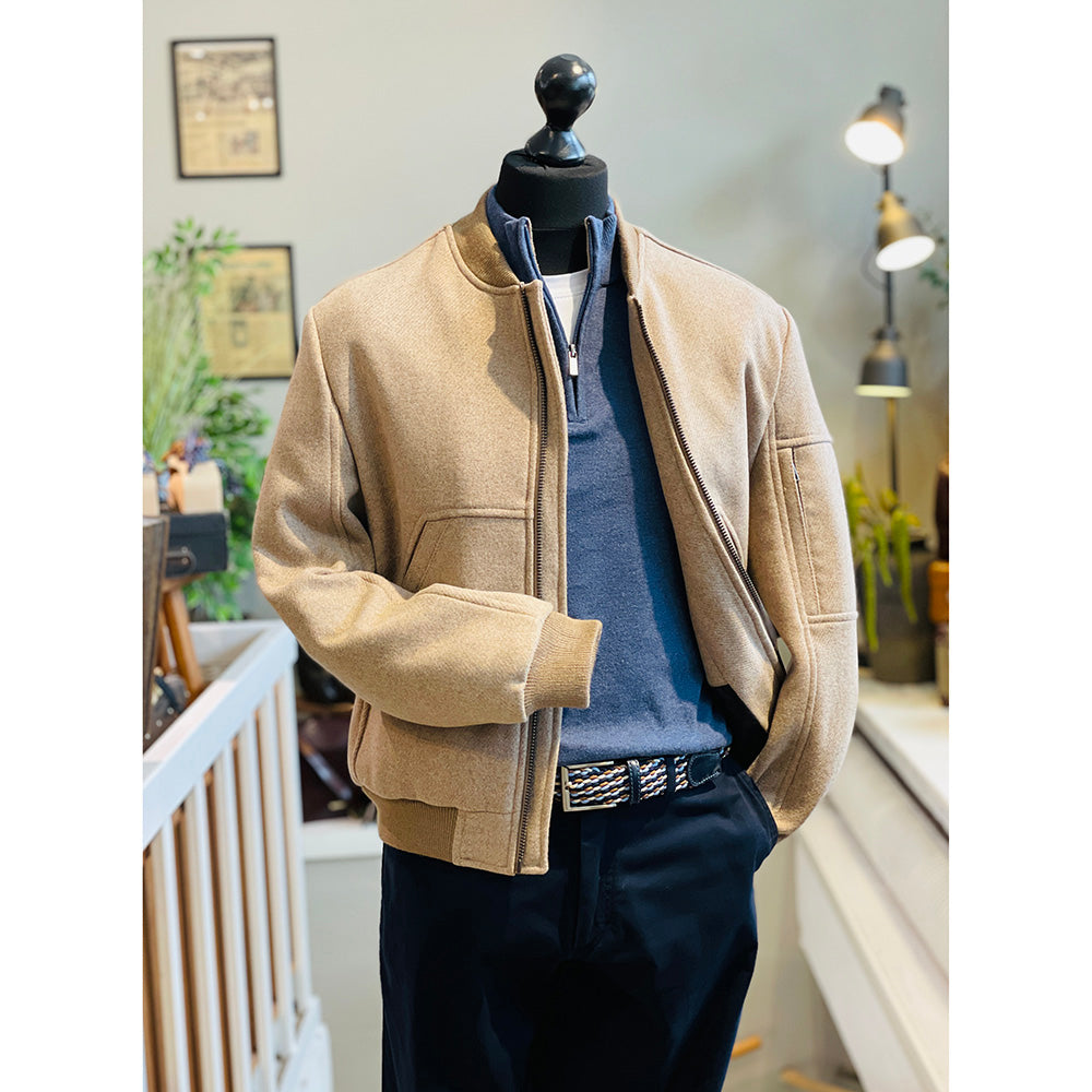 Vaaleanruskea lyhyt päällystakki⎪Orosei ⎪ Xagon Man