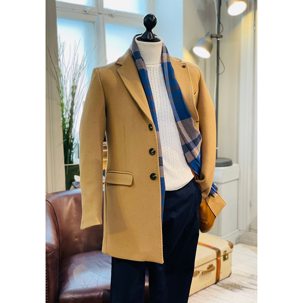 Vaaleanruskea villakangastakki⎪ Xagon Man