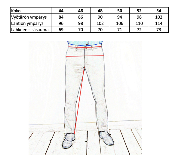 Blaue Leinenhosen ⎪ Leinenanzug ⎪ Xagon Man