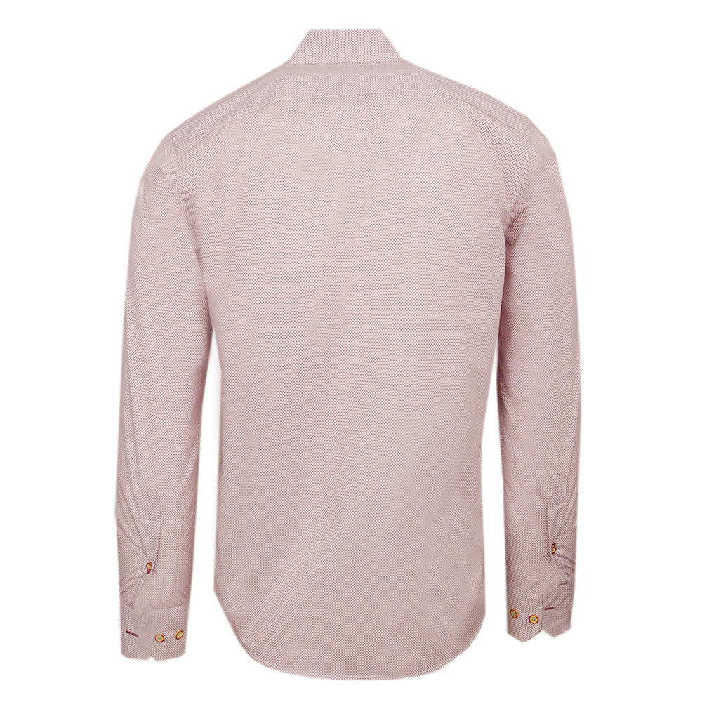 White/ Red patterned collared shirt⎪ Alvaro ⎪ Y.S. Original