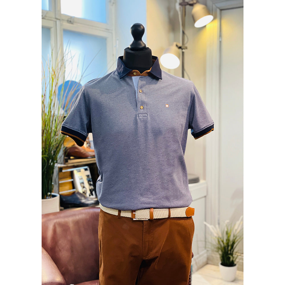 Blaues Poloshirt ⎪ Jean ⎪ Y.S. Original