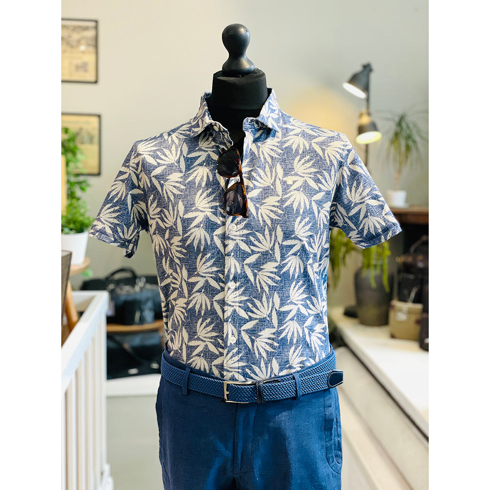 Short-sleeved patterned shirt⎪ Carlos ⎪ Y.S. Original