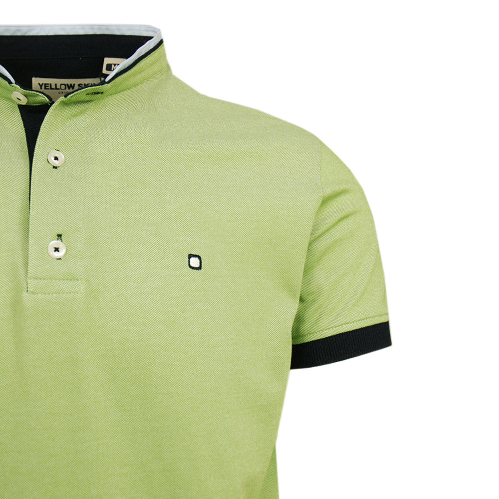 Grüne Poloshirt mit Stehkragen ⎪ Y.S. Original