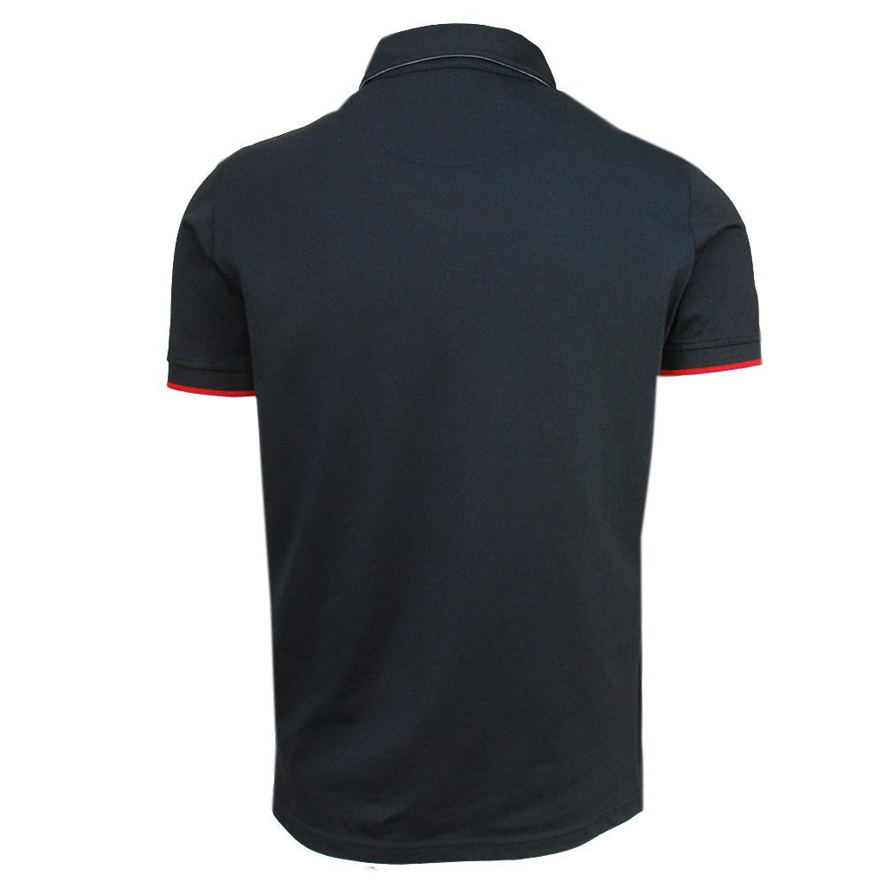 Dunkelblaues Poloshirt ⎪ Rotes Kariert ⎪ Y.S. Original