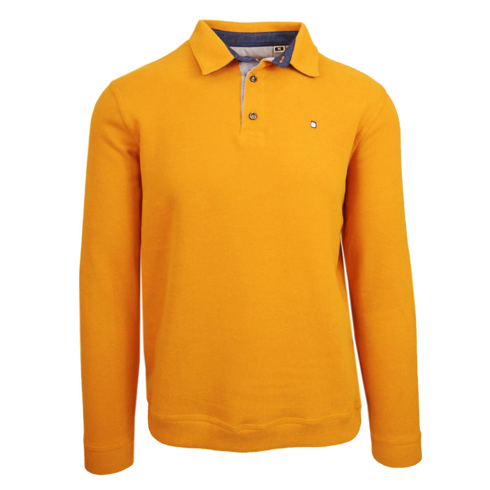 White polo shirt with turquoise pattern ⎪ Pattern ⎪ Yellow Skin