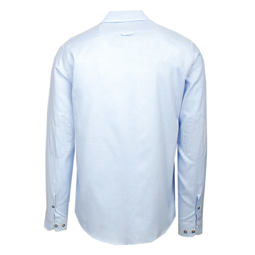 White / Blue patterned dress shirt ⎪ Claus ⎪ Y.S. Original