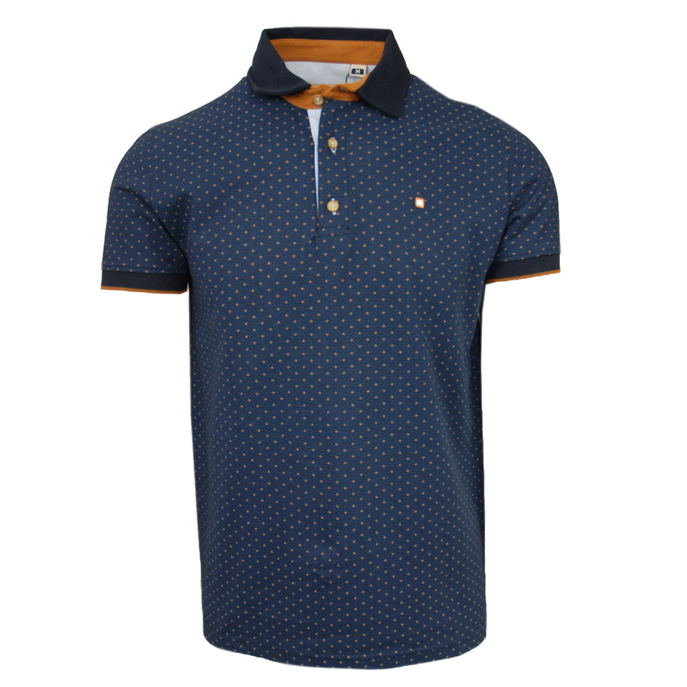 Dunkelblaues Poloshirt ⎪ Dots ⎪ Y.S. Original