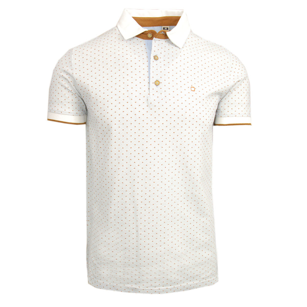 Weißes Poloshirt ⎪ Dots ⎪ Y.S. Original