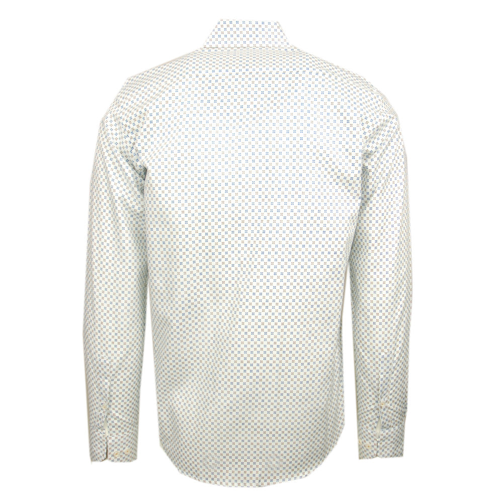 Valkoinen kauluspaita sinisellä / ruskealla kuviolla⎪ Ralph ⎪ Y.S. Original