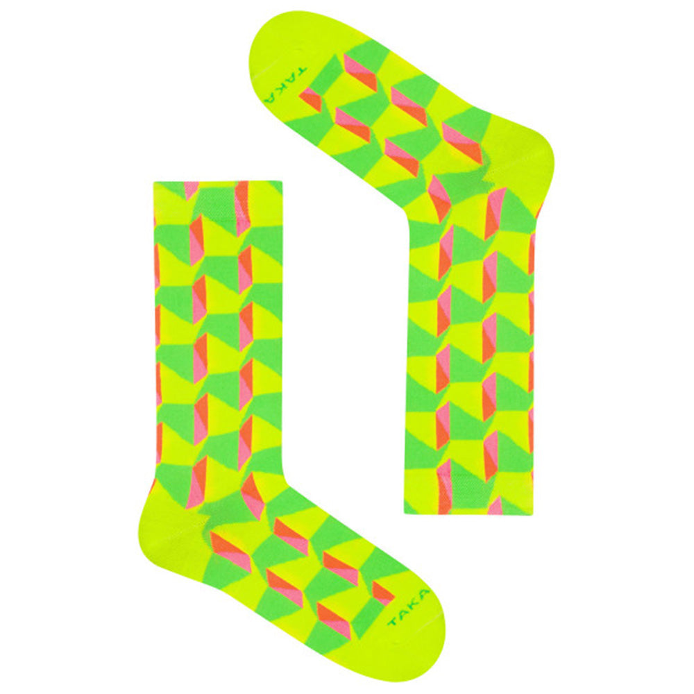 Neon yellow socks U6M2⎪Takapara