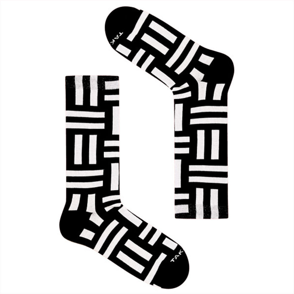 Black and white socks 80M1⎪Takapara