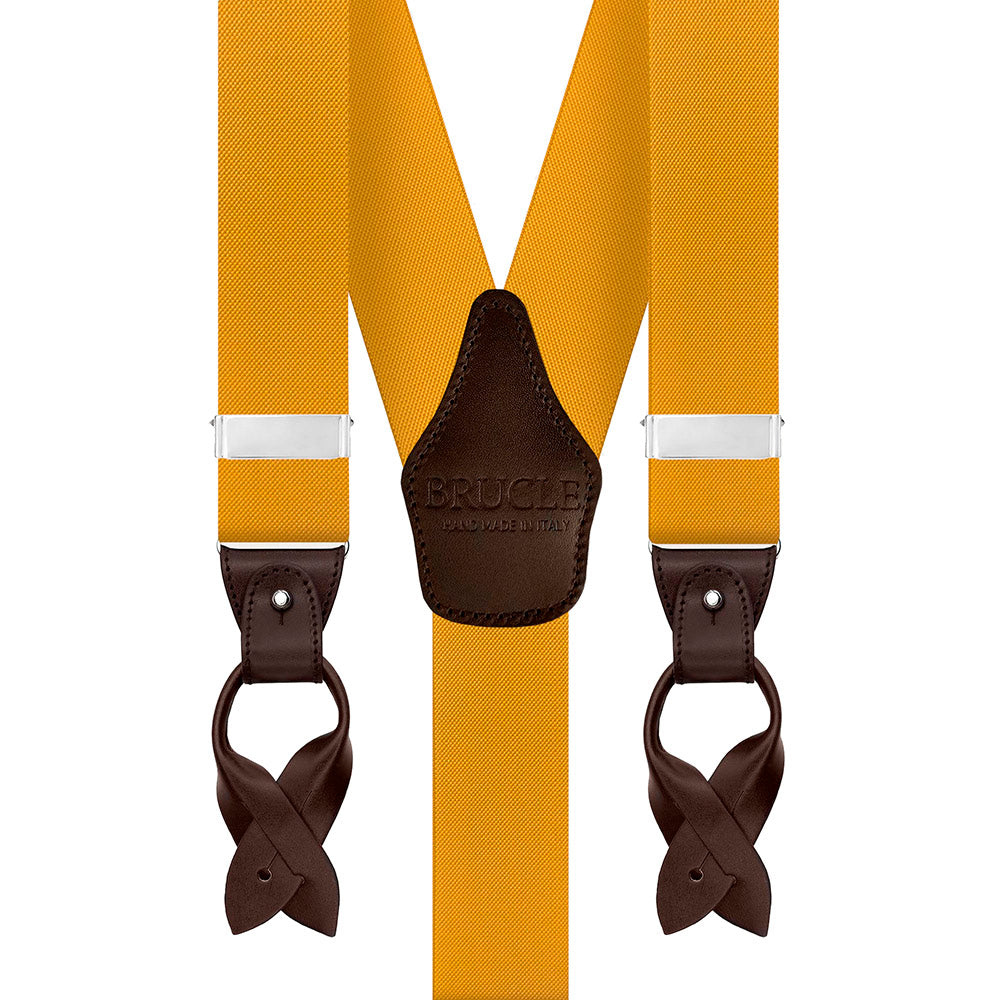 Mustard Yellow Suspenders | Brucle