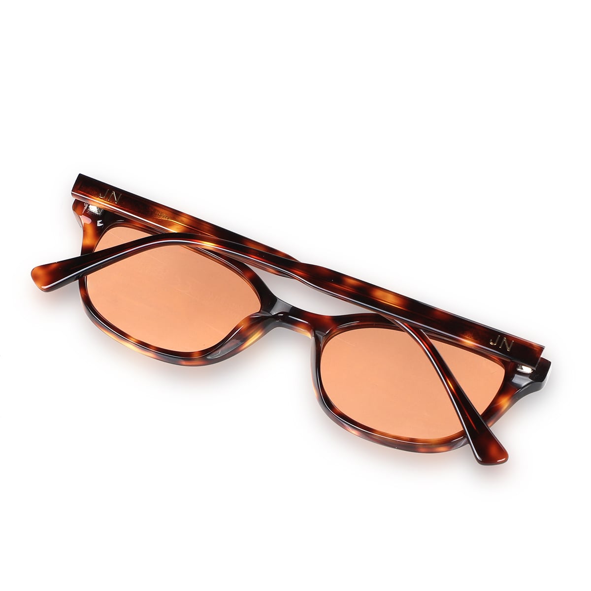 Sonnenbrille mit Schildpattmuster und rotbraunen Gläsern | Wave | JohNocera