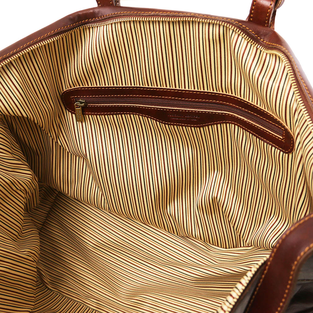 Ruskea viikonloppulaukku⎪ Porto ⎪Tuscany Leather
