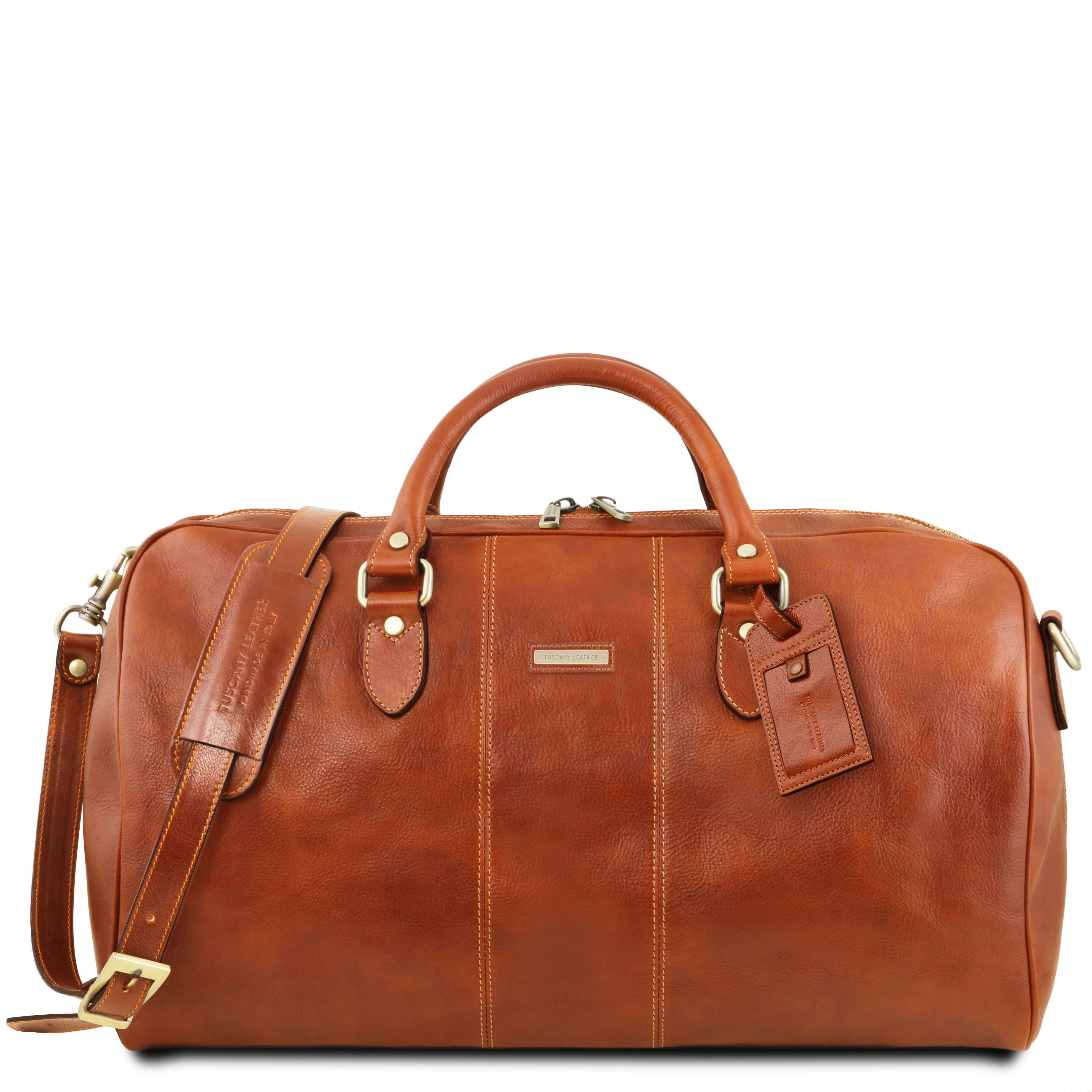 Honey-colored large weekend bag⎪ Lisbona