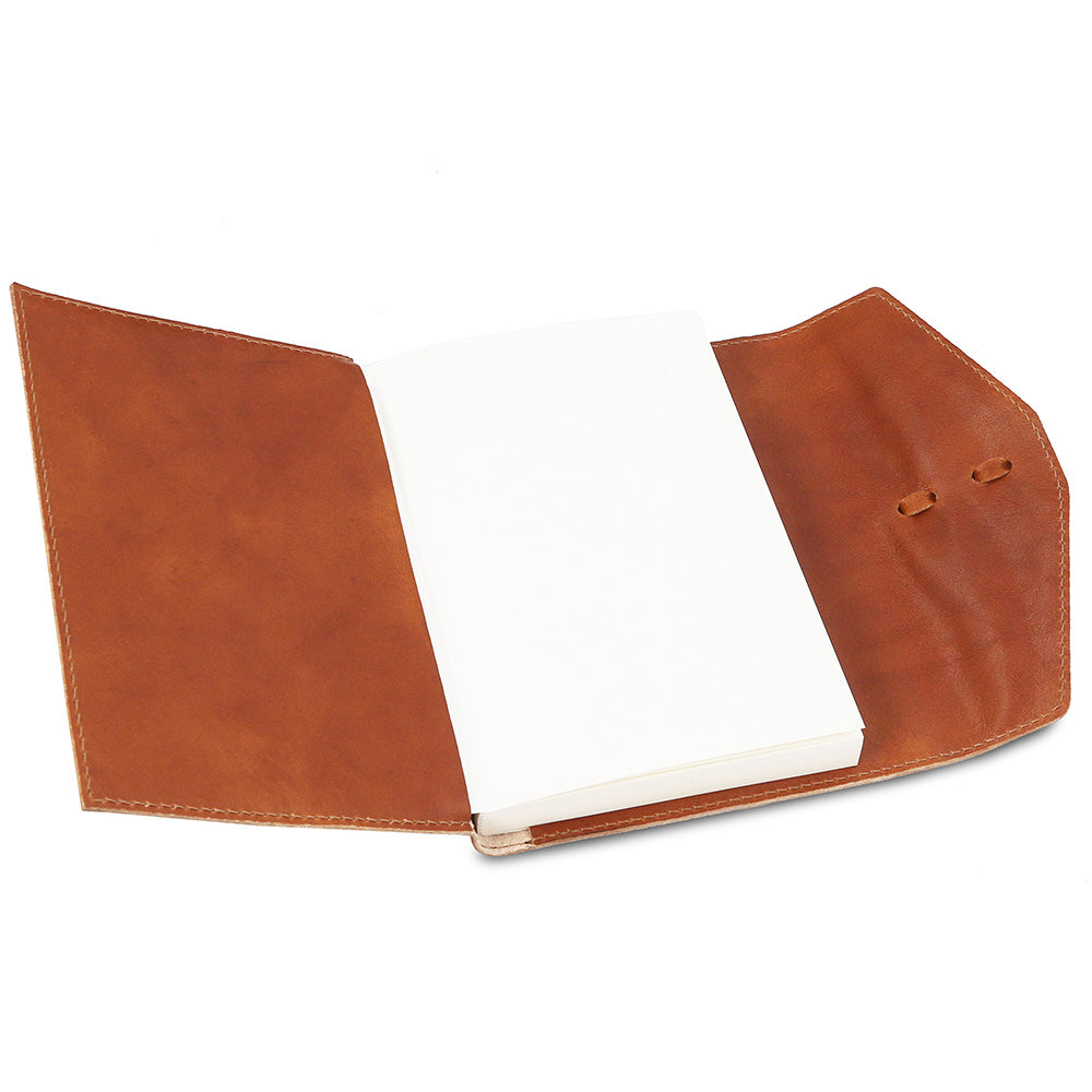 Vaaleanruskea nahkainen muistivihko  ⎪ Tuscany Leather